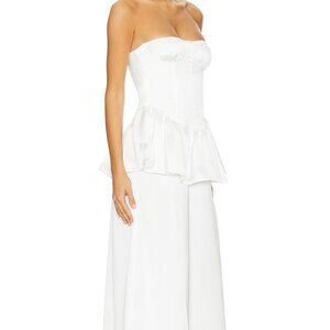 Share Corset Peplum Maxi Dress - WeWoreWhat - Size 0